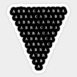 Abracadabra Sticker